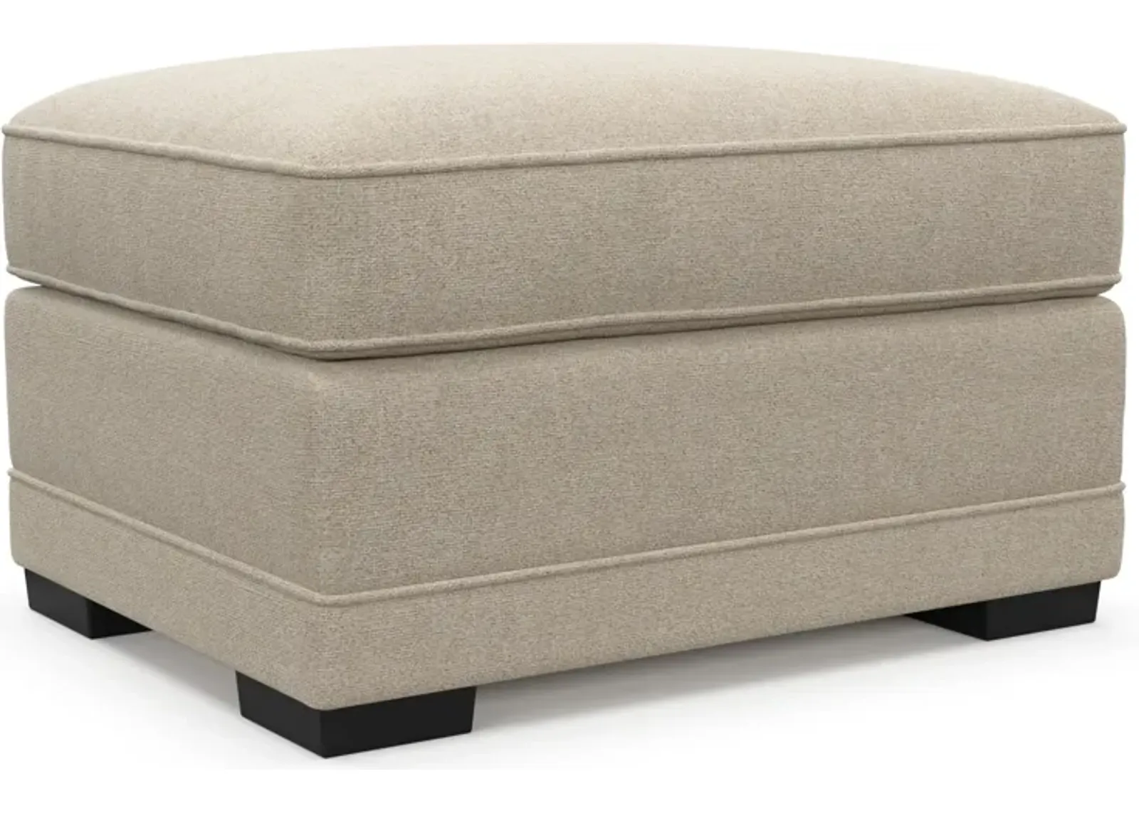 Pembroke Hybrid Comfort Ottoman - Basker Antique