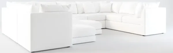 Nest Hybrid Comfort 9-Piece Large Pit Sectional - Lovie Chalk