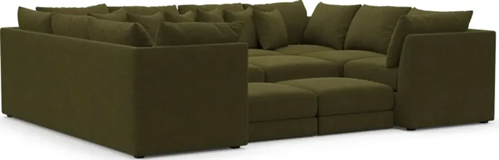 Nest Foam Comfort Sectional - Midcentury Peat