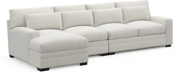 Winston Foam Comfort Sectional - Texel Gray