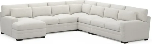 Winston Foam Comfort Sectional - Texel Gray