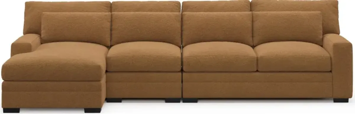 Winston Foam Comfort Sectional - Nora Camel