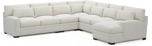 Winston Foam Comfort Sectional - Texel Gray