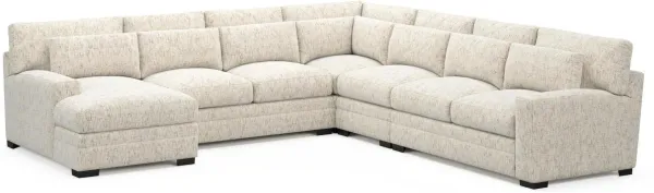 Winston Foam Comfort Sectional - Haley Oyster
