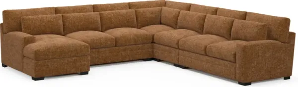 Winston Hybrid Comfort Sectional - Sundar Spice