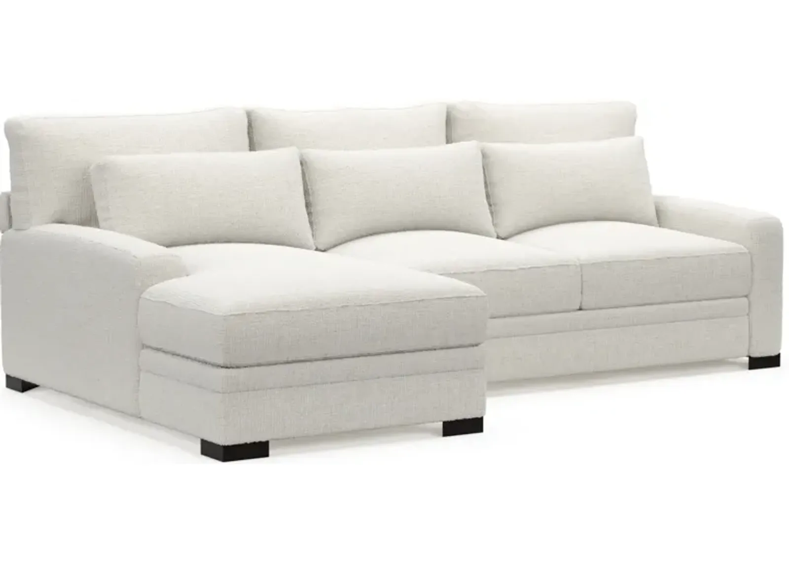 Winston Foam Comfort 2-Piece Sectional with Left-Facing Chaise - Bantu Pearl