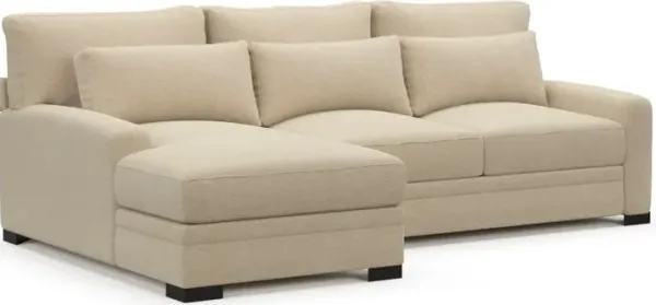Winston Foam Comfort Sectional - Midcentury Sand