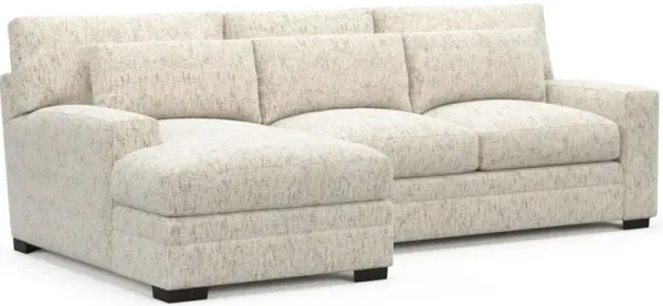 Winston Foam Comfort Sectional - Haley Oyster