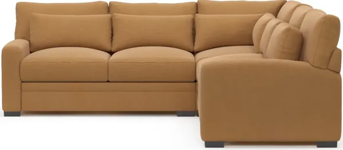 Winston Foam Comfort 3-Piece Sectional - Merrimac Topaz