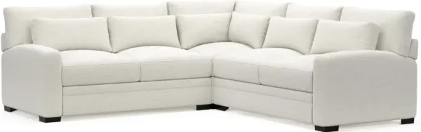 Winston Foam Comfort 3-Piece Sectional - Bantu Pearl