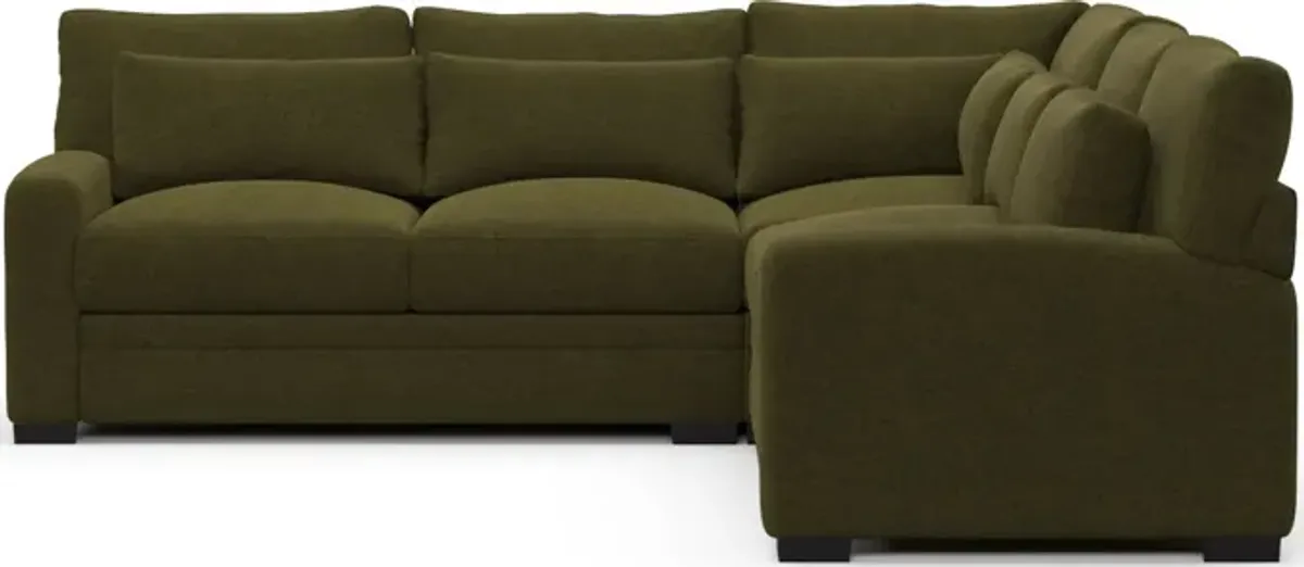 Winston Foam Comfort Sectional - Midcentury Peat