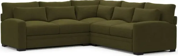 Winston Foam Comfort Sectional - Midcentury Peat
