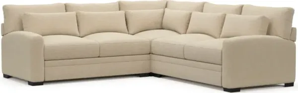 Winston Foam Comfort Sectional - Midcentury Sand