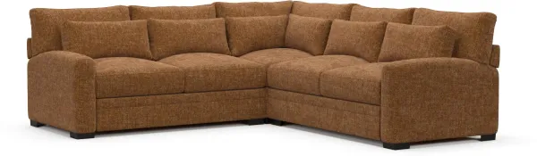 Winston Foam Comfort Sectional - Sundar Spice