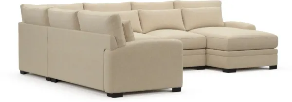 Winston Foam Comfort Sectional - Midcentury Sand