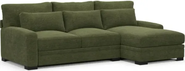 Winston Hybrid Comfort Sectional - Luscious Green