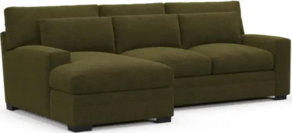 Winston Hybrid Comfort Sectional - Midcentury Peat