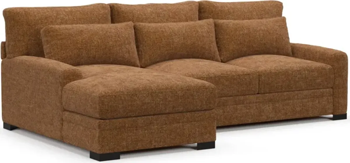 Winston Hybrid Comfort Sectional - Sundar Spice