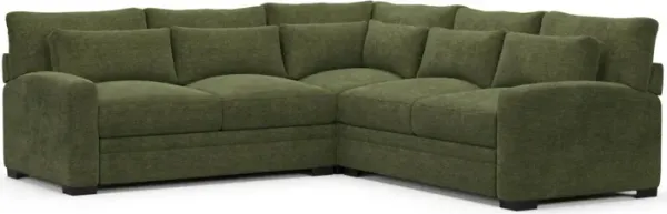 Winston Hybrid Comfort Sectional - Luscious Green