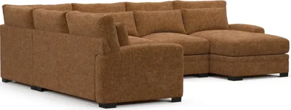 Winston Hybrid Comfort Sectional - Sundar Spice