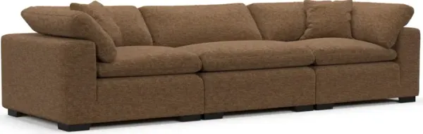 Plush Feathered Comfort Sofa - Balvi Truffle