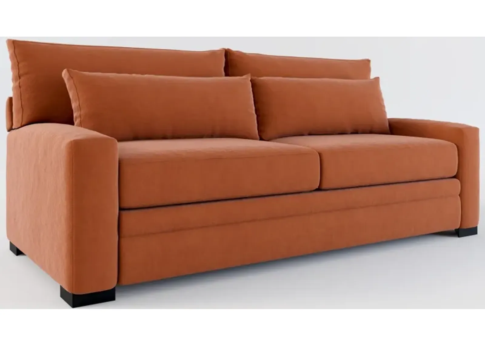 Winston Foam Comfort Sofa - Merrimac Brick