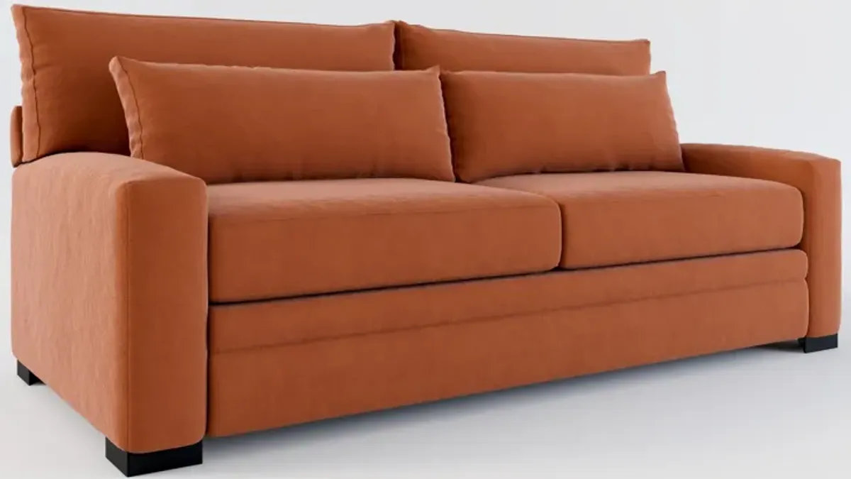 Winston Foam Comfort Sofa - Merrimac Brick