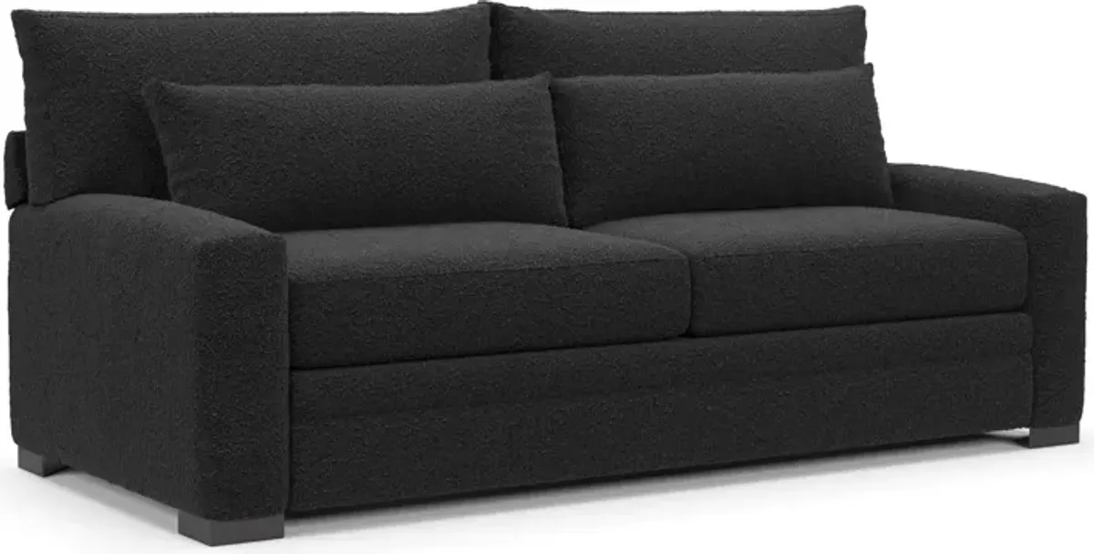 Winston Foam Comfort Sofa - Bloke Obsidian