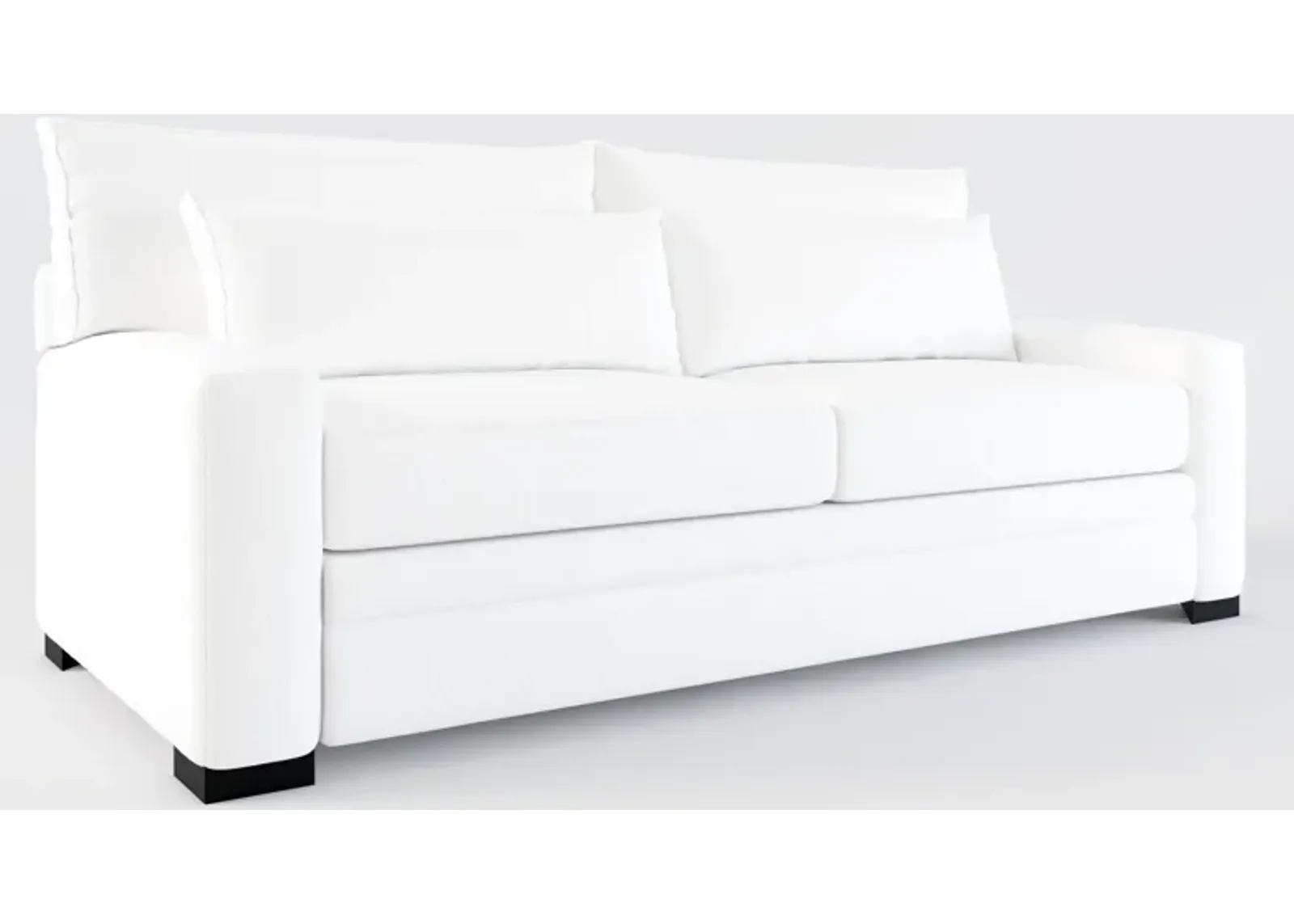 Winston Foam Comfort Sofa - Lovie Chalk