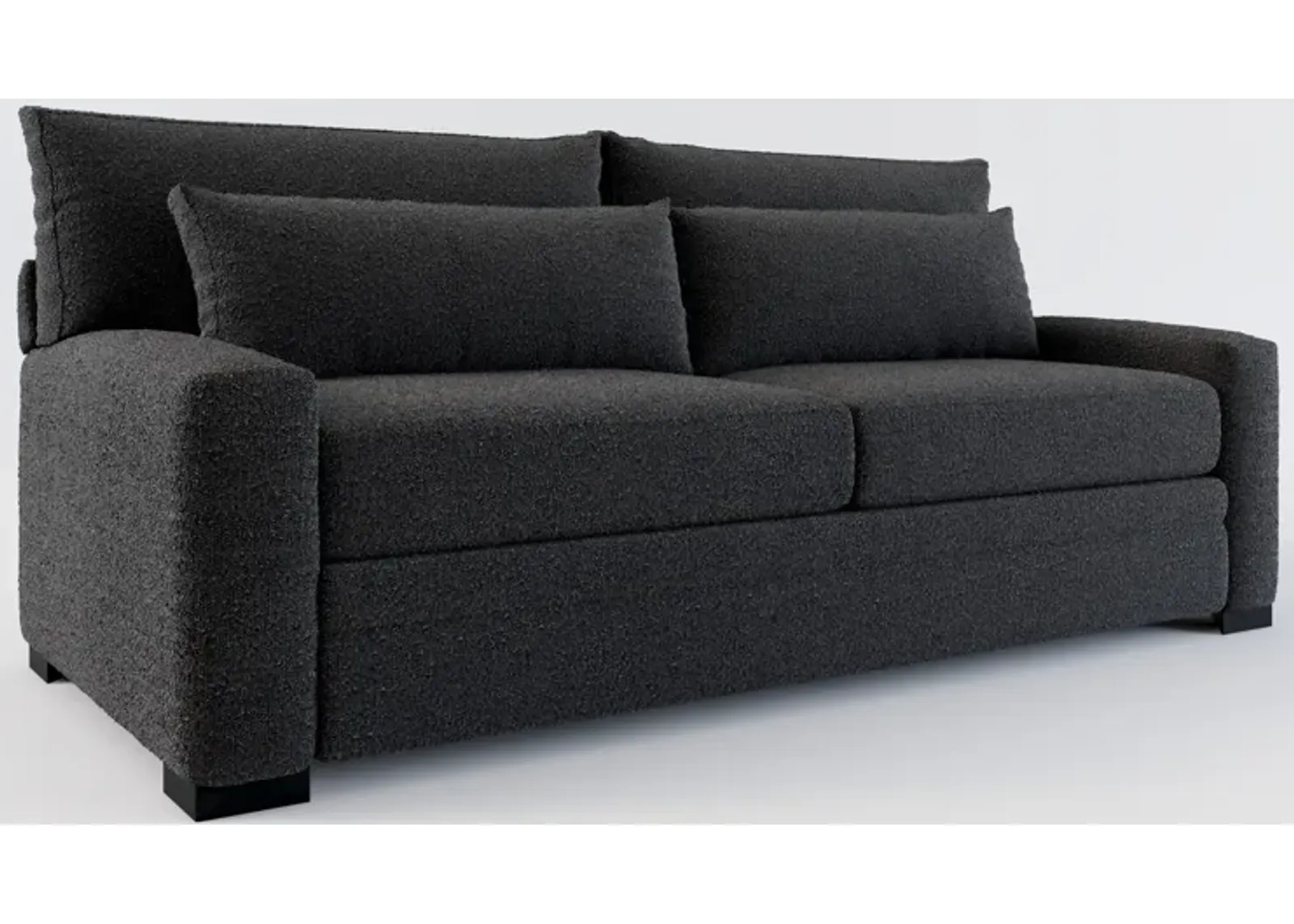 Winston Hybrid Comfort Sofa - Bloke Obsidian