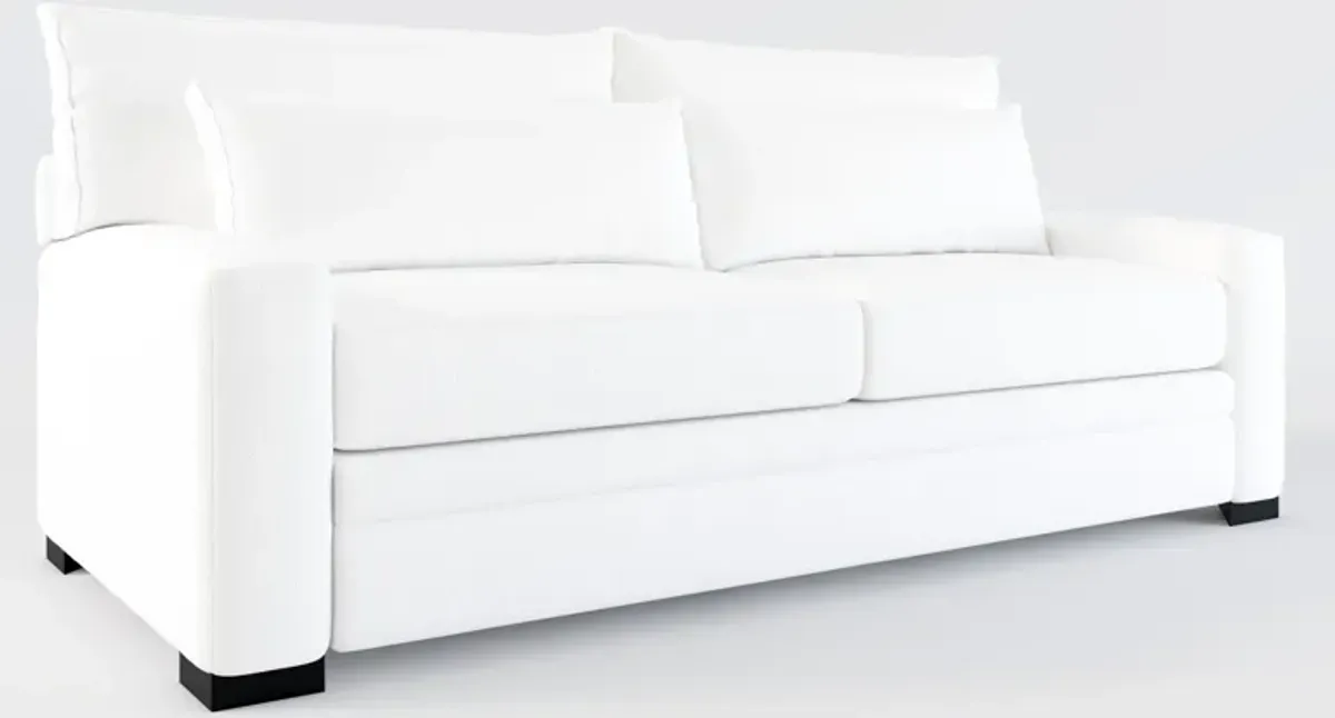 Winston Hybrid Comfort Sofa - Lovie Chalk