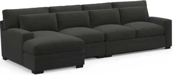 Boston Hybrid Comfort Sectional - Liv Onyx