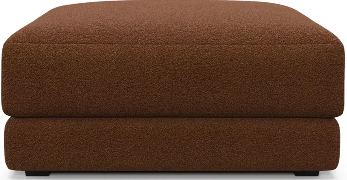 Malibu Ottoman - Nora Chocolate