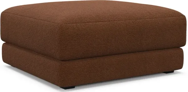 Malibu Ottoman - Nora Chocolate