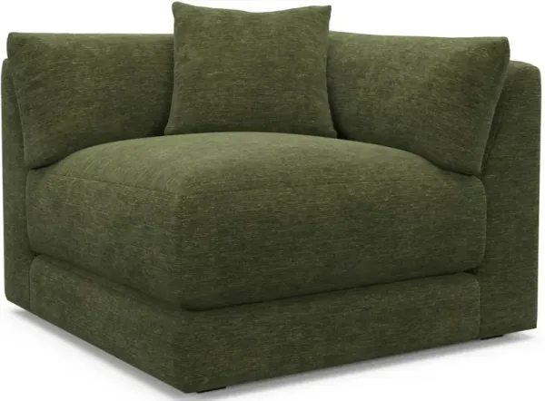 Malibu  Corner Chair - Luscious Green