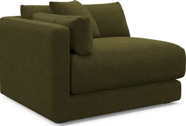 Malibu Left-Facing Chair - Midcentury Peat