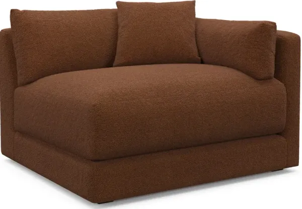 Malibu Right-Facing Chair - Nora Chocolate