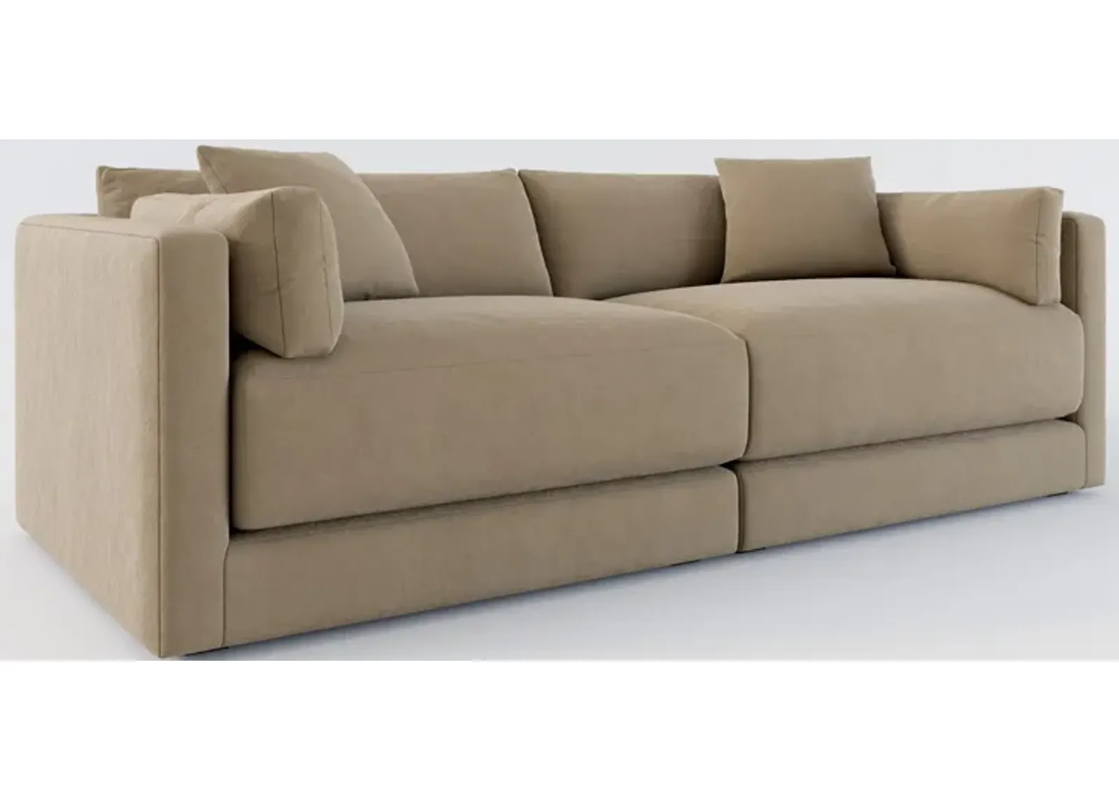 Malibu 2-Piece Sofa - Merrimac Brownstone