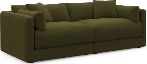 Malibu 2-Piece Sofa - Midcentury Peat