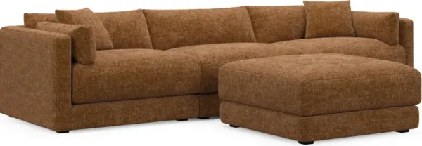 Malibu 3-Piece Sofa and Ottoman - Sundar Spice