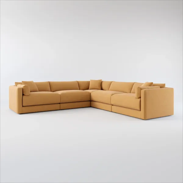 Malibu 5-Piece Sectional - Merrimac Topaz