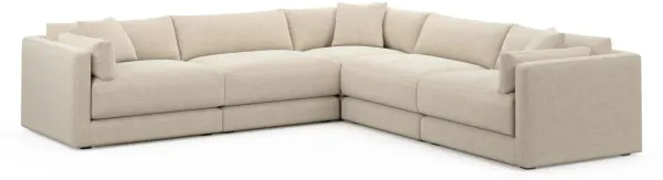 Malibu  Sectional - Luscious Champagne
