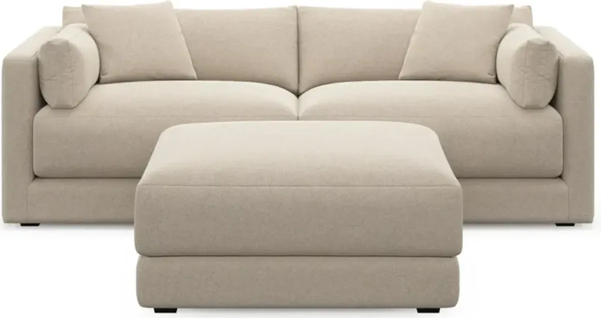 Malibu  2-Piece Sofa and Ottoman - Basker Antique
