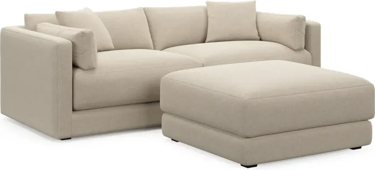 Malibu  2-Piece Sofa and Ottoman - Basker Antique
