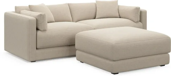 Malibu  2-Piece Sofa and Ottoman - Basker Antique