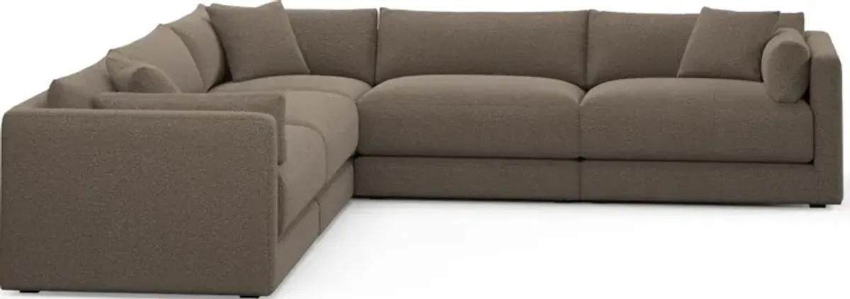 Malibu  5-Piece Sectional - Liv Umber