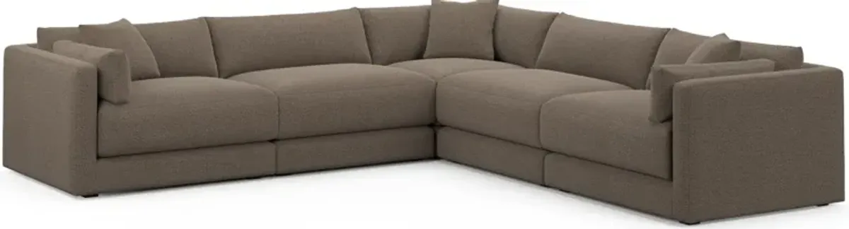 Malibu  5-Piece Sectional - Liv Umber