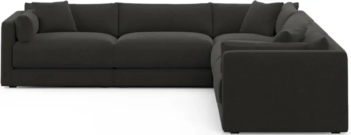 Malibu  5-Piece Sectional - Liv Onyx