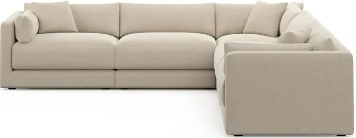 Malibu  5-Piece Sectional - Basker Antique