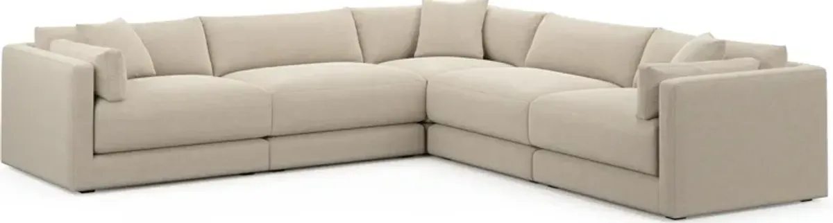 Malibu  5-Piece Sectional - Basker Antique